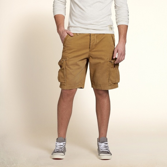 hollister men's cargo shorts